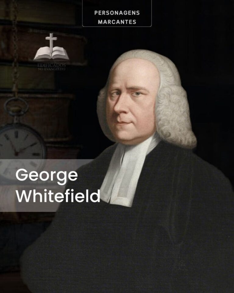 Descubra a vida extraordinária de George Whitefield, o príncipe dos pregadores que transformou o século XVIII com seu ministério poderoso e paixão pelas almas.