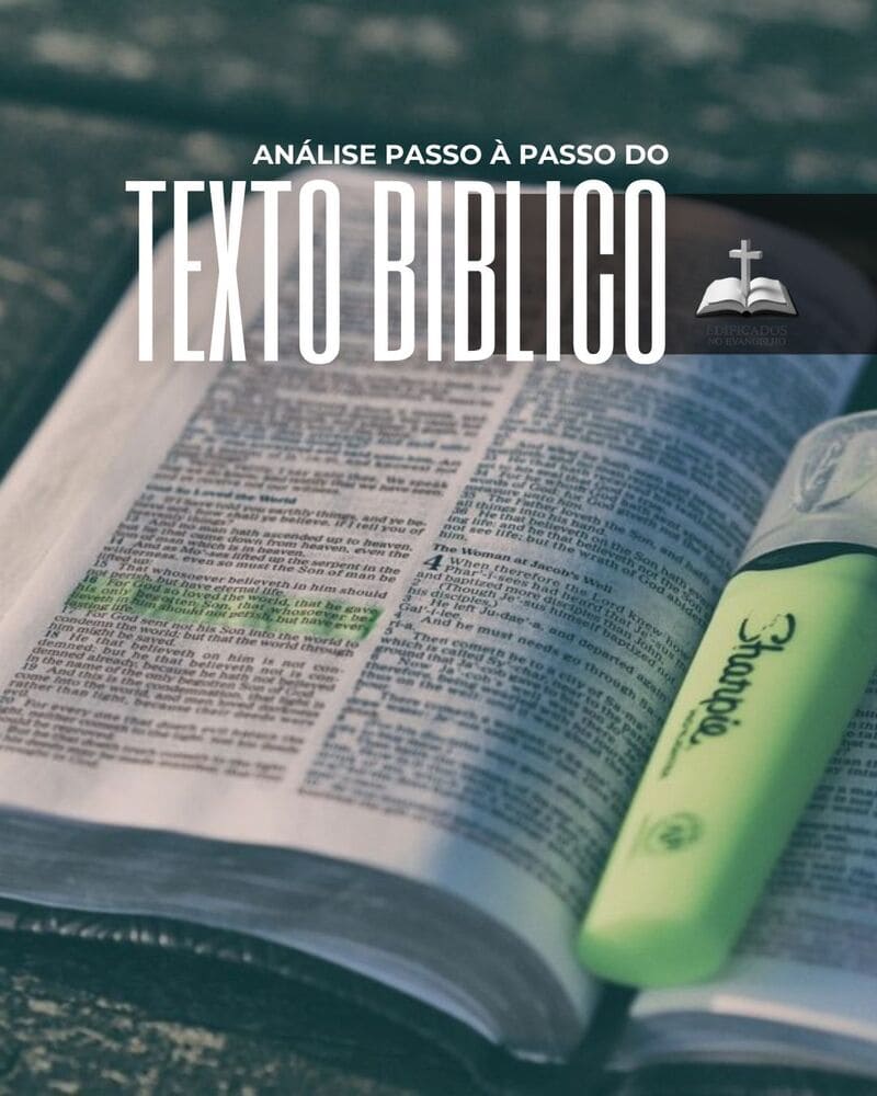 INTERPRETANDO O TEXTO BÍBLICO PASSO A PASSO