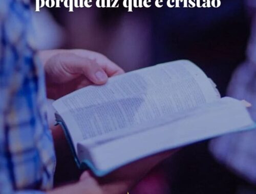 Você não é cristão, simplesmente porque diz que é um cristão. Examine se Jesus realmente conhece você como Sua ovelha e se você o conhece.