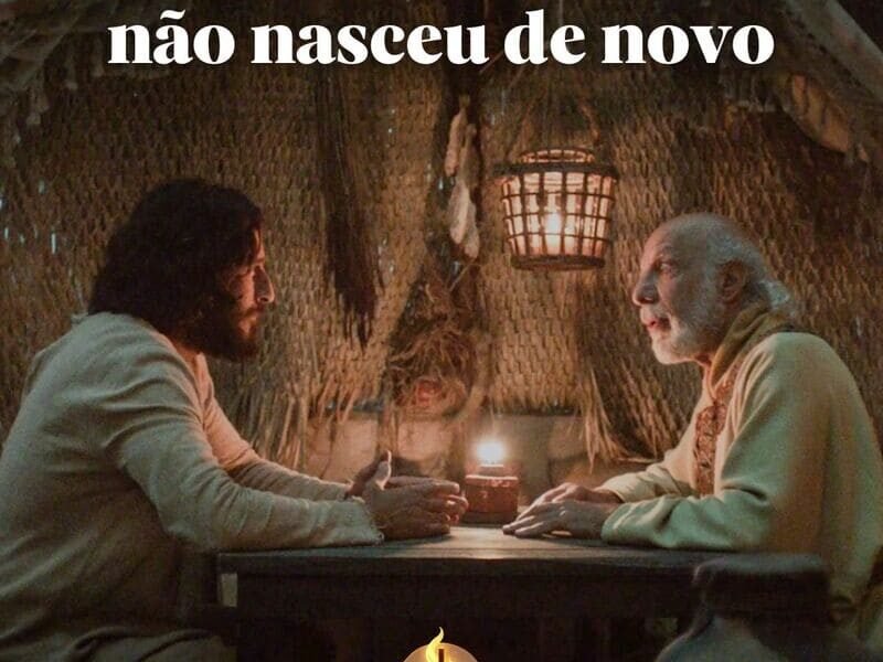em novo nascimento você não é cristão, porque religiosidade não substitui regeneração, o novo nascimento é essencial para ser cristão