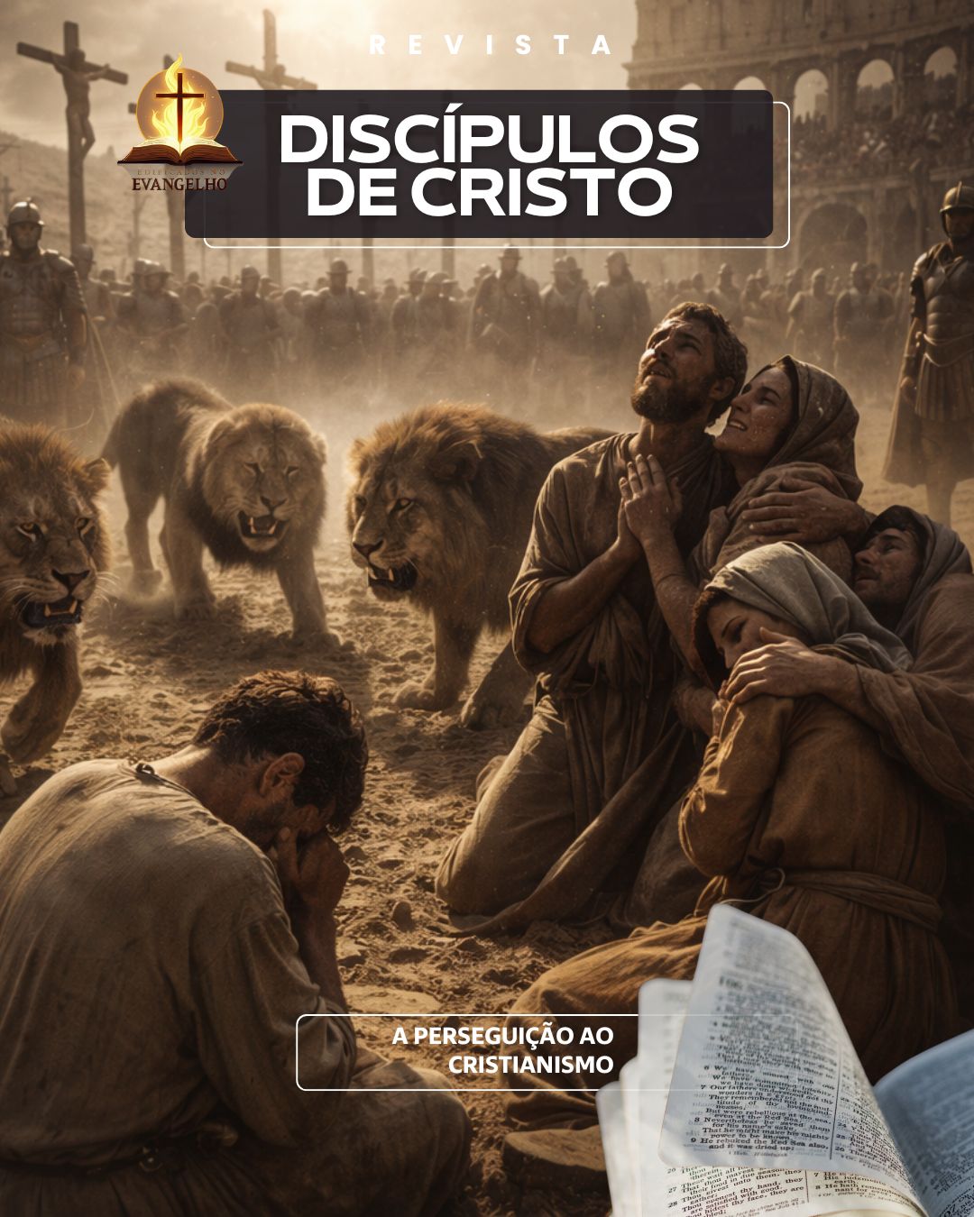 Do Coliseu ao Edito de Milão: conheça a trajetória de fé e martírio dos cristãos que transformaram o Império Romano, mesmo sob perseguição.