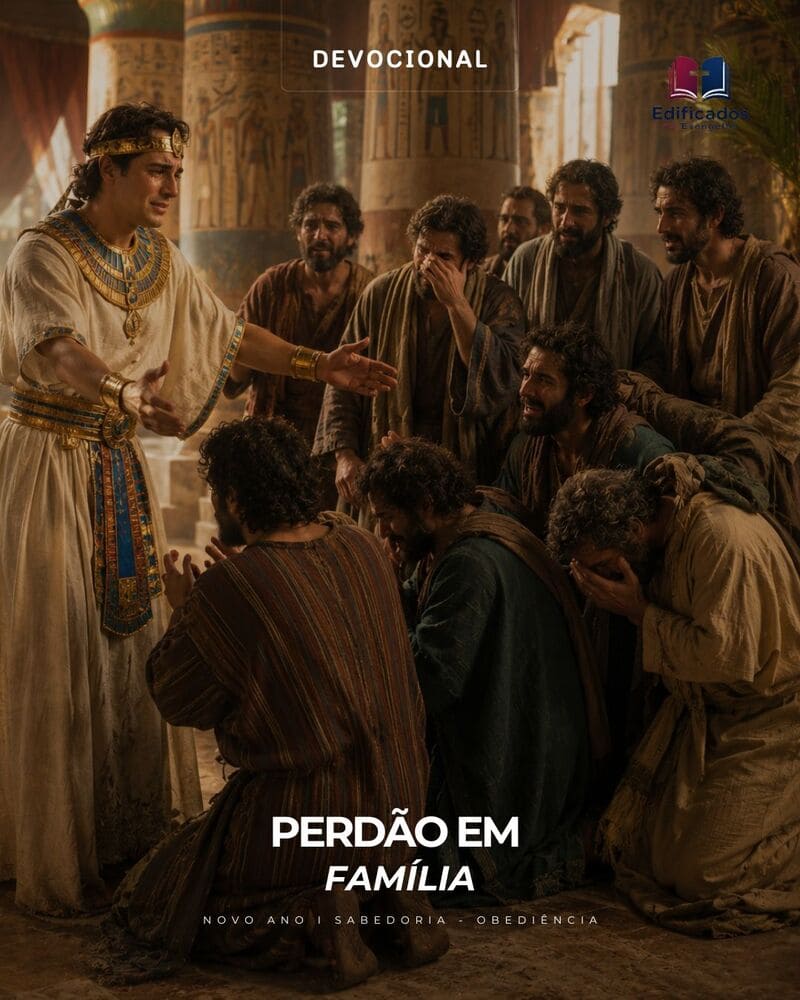 José perdoa os irmãos que o traíram. Devocional reformado sobre perdão, arrependimento, soberania de Deus e restauração familiar.