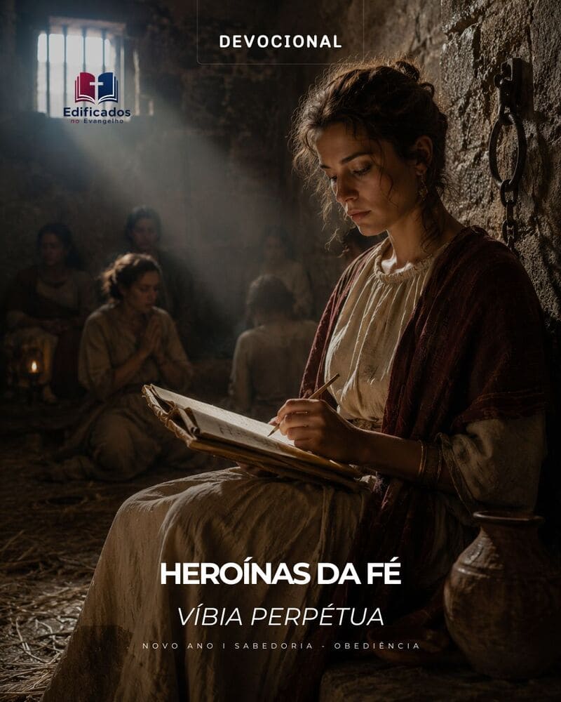 Vibia Perpétua foi uma heroína da fé que caminhou cantando para o martírio. A identidade que nenhuma perseguição consegue arrancar.