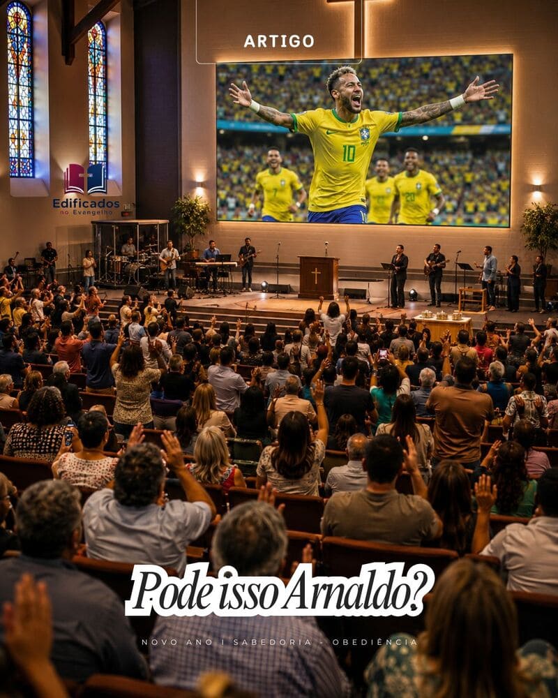 O que acontece quando a adoração a Deus pode esperar e o jogo não? análise pastoral sobre os telões na igreja e o que revelam sobre nossa fé.